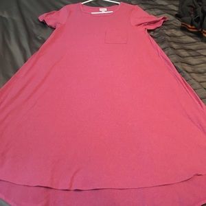 Bubblegum pink Lularoe Carly, size S